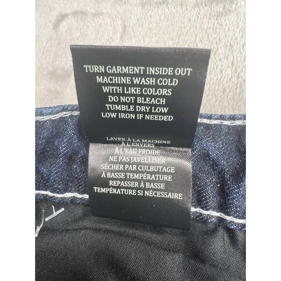 Blank NYC Womens High Waist Denim Dark Blue Maxi Skirt Size 26 - Picture 10 of 14